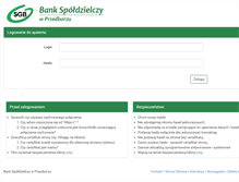 Tablet Screenshot of e.bsprzedborz.pl